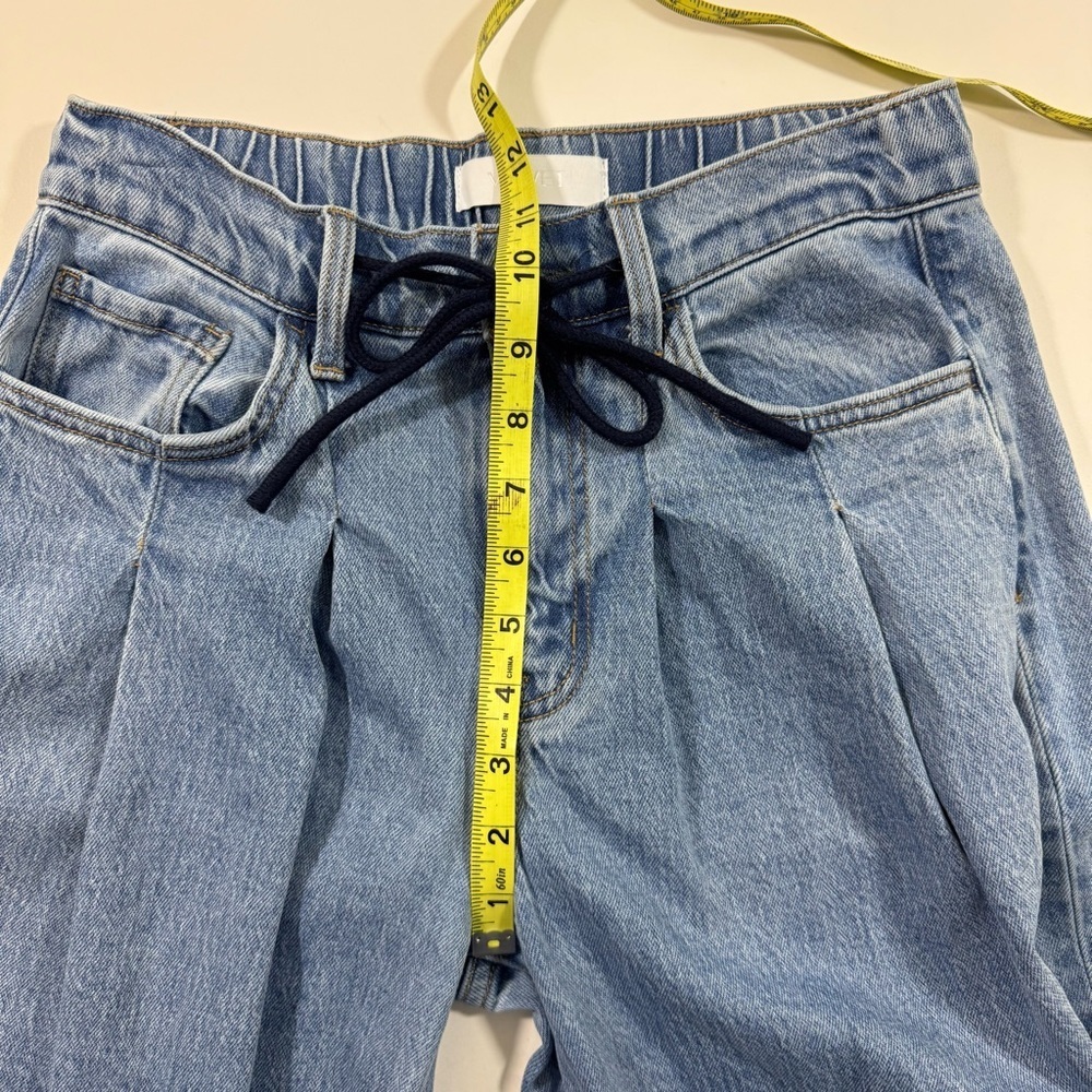 Vervet Olivia Baggy Wide Leg Pleated Jeans - Picture 9 of 12